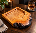 Cherry Burl Live Edge Tray